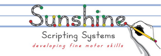 SUNSHINE SCRIPTING SYSTEMS DEVELOPING FINE MOTOR SKILLS logo
