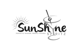 SUNSHINE SPIRITZ PERFECTLY SHAKEN, FRESHLY POURED logo