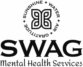 SUNSHINE WATER AIR GRATITUDE SWAG MENTAL HEALTH SERVICES logo
