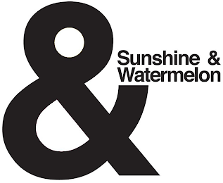 & SUNSHINE & WATERMELON logo