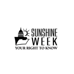 SUNSHINE WEEK YOUR RIGHT TO KNOW logo