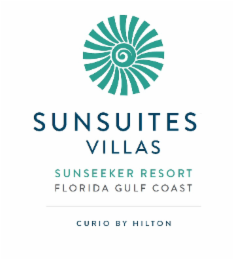 SUNSUITES VILLAS SUNSEEKER RESORT FLORIDA GULF COAST CURIO BY HILTON logo
