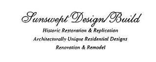SUNSWEPT DESIGN/BUILD HISTORIC RESTORATION & REPLICATION ARCHITECTURALLY UNIQUE RESIDENTIAL DESIGNS RENOVATION & REMODEL logo