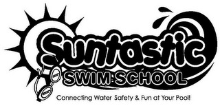 SUNTASTIC SWIM SCHOOL CONNECTING WATER SAFETY & FUN AT YOUR POOL! logo