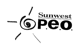 SUNWEST P.E.O. logo