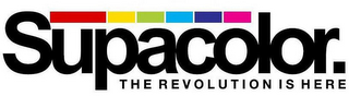 SUPACOLOR. THE REVOLUTION IS HERE logo
