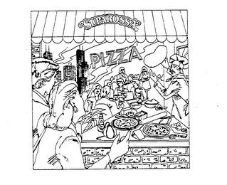 "SUPAROSSA" PIZZA logo