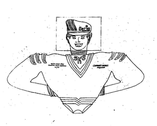 SUPEE SMART KIDS SORIG COMMANDER DAR-ROCK PROGRAMMER COMPUTER HEAD WARRIORS U.P.S. logo
