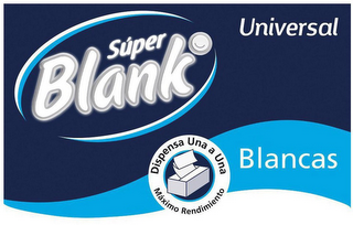 SUPER BLANK UNIVERSAL BLANCAS logo