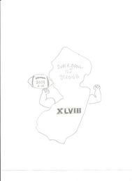 SUPER BOWL NJ STRONG XLVIII 2014 2-12 logo