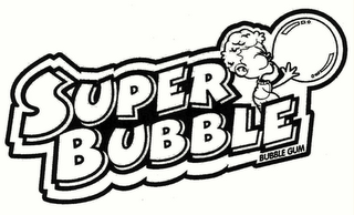 SUPER BUBBLE BUBBLE GUM logo