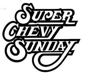 SUPER CHEVY SUNDAY logo