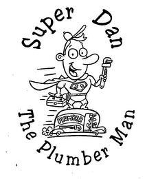 SUPER DAN THE PLUMBER MAN logo