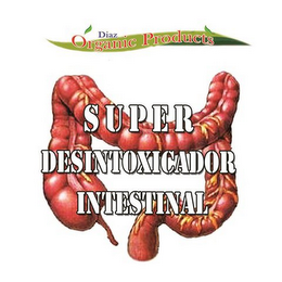 SUPER DESINTOXICADOR INTESTINAL DIAZ ORGANIC PRODUCTS logo