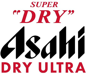 SUPER "DRY" ASAHI DRY ULTRA logo
