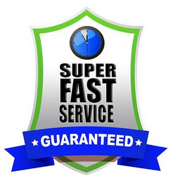 SUPER FAST SERVICE GUARANTEED logo