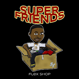 SUPER FRIENDS FLEX SHOP SF logo