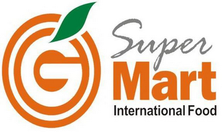 SUPER G MART INTERNATIONAL FOOD logo