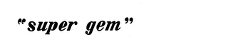 "SUPER GEM" logo