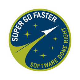 SUPER GO FASTER SOFTWARE DONE RIGHT logo