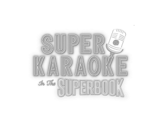 SUPER KARAOKE WR IN THE SUPERBOOK logo