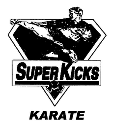 SUPER KICKS KARATE logo