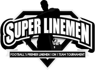 SUPER LINEMEN FOOTBALL'S PREMIER LINEMEN 1 ON 1 TEAM TOURNAMENT logo