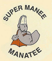 SUPER MANEE MANATEE SM logo