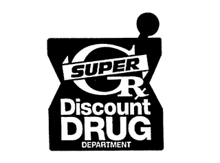SUPER R DISCOUNT DRUG DEPARTMENT logo