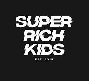SUPER RICH KIDS EST. 2019 logo