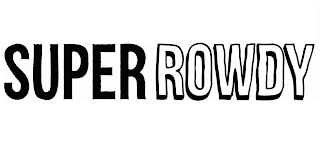 SUPER ROWDY logo