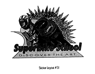 SUPER SCHOOL DISCOVER THE ART STICKER LAYOUT #31 logo