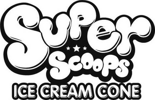 SUPER SCOOPS ICE CREAM CONE logo