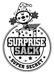 SUPER SECRET SURPRISE SACK logo