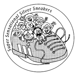 SUPER SENSATIONAL SILVER SNEAKERS logo