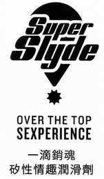 SUPER SLYDE OVER THE TOP SEXPERIENCE logo
