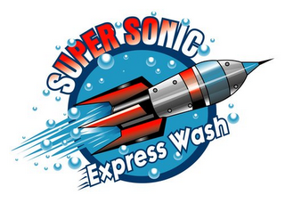 SUPER SONIC EXPRESS WASH logo