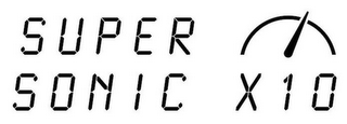 SUPER SONIC X10 logo