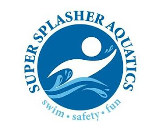 SUPER SPLASHER AQUATICS SWIM • SAFETY • FUN logo