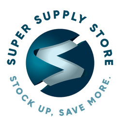 SUPER SUPPLY STORE STOCK UP, SAVE MORE. logo