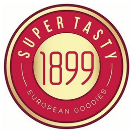 SUPER TASTY 1899 EUROPEAN GOODIES logo