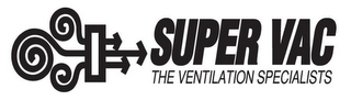 SUPER VAC THE VENTILATION SPECIALISTS logo