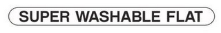 SUPER WASHABLE FLAT logo