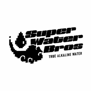 SUPER WATER BROS TRUE ALKALINE WATER logo