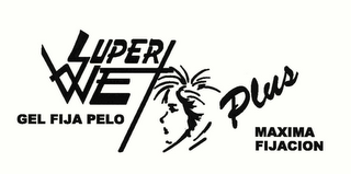 SUPER WET GEL FIJA PELO PLUS MAXIMA FIJACION logo