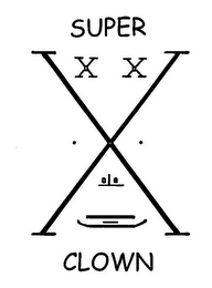 SUPER X X X CLOWN logo