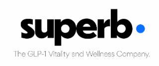SUPERB. THE GLP-1 VITALITY AND WELLNESS COMPANY logo