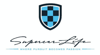 SUPERCAR LIFE - WHERE PURSUIT BECOMES PASSION logo