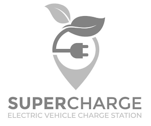 SUPERCHARGE ELECTRIC VEHICLE CHARGE STATION logo