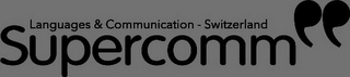 SUPERCOMM'' LANGUAGES & COMMUNICATION - SWITZERLAND logo